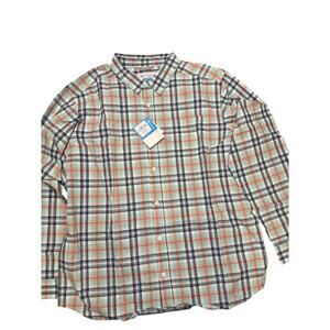 Columbia Multicolor Plaid Shirt Size XL NWT